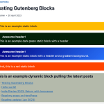 WordPress block development: Building multiple blocks