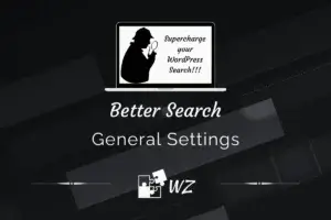 Better Search - General Settings