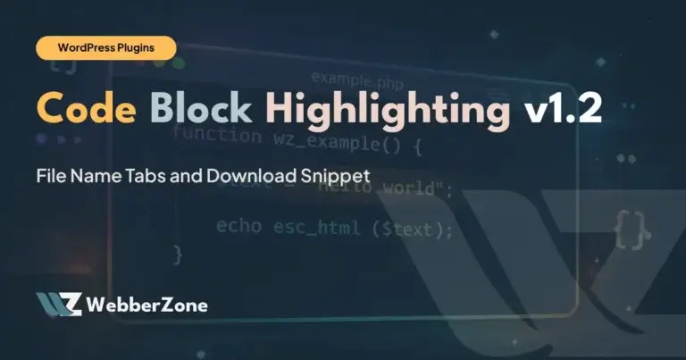 Code Block Highlighting v1.2