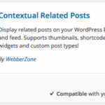 Contextual Related Posts shortcode Installing-CRP