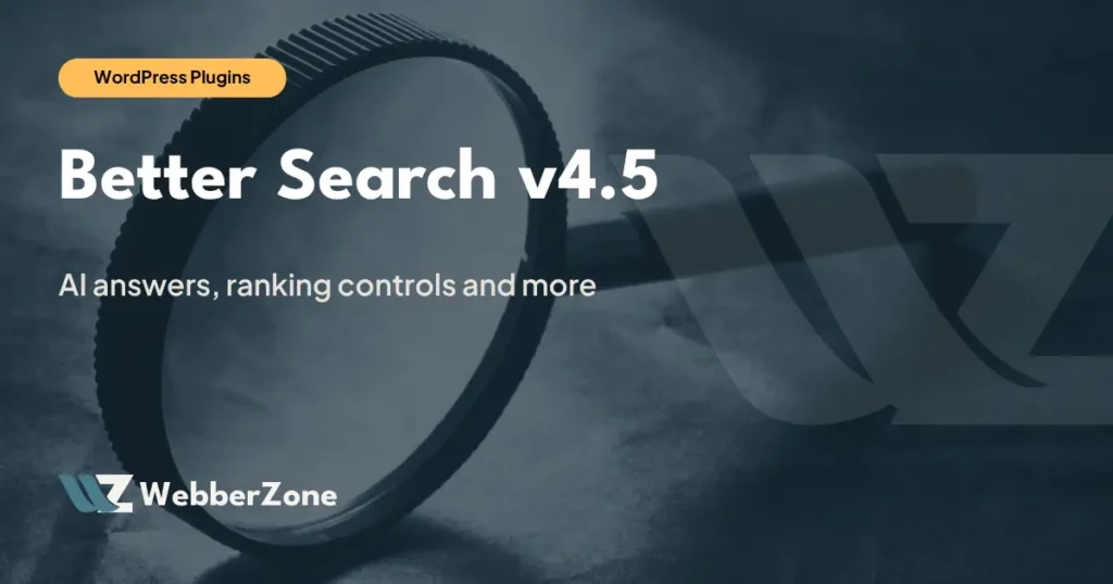 Better Search v4.5