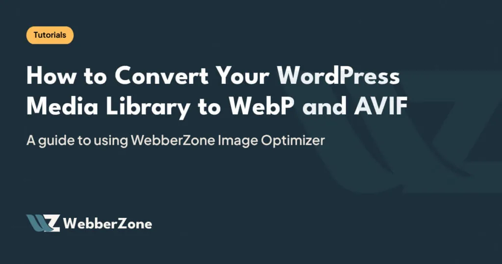 Bulk Convert WordPress media