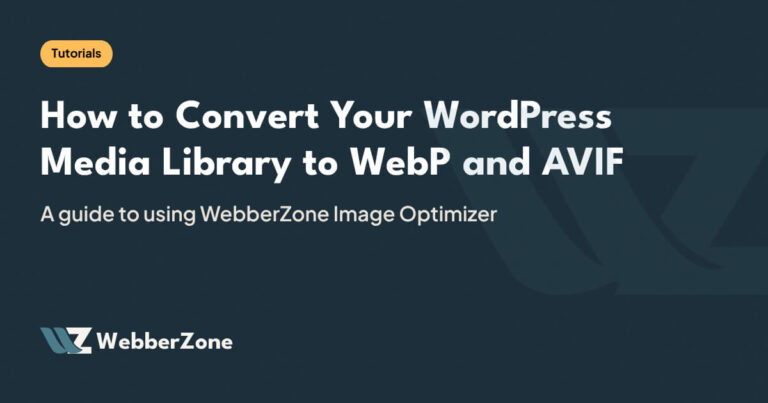Bulk Convert WordPress media