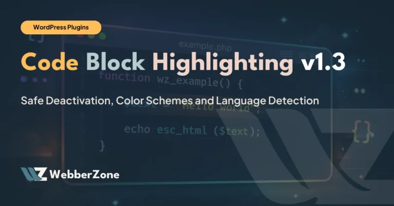 Code Block Highlighting v1.3